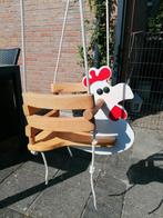 Houten babyschommel, peuterschommel kip., Ophalen of Verzenden, Zo goed als nieuw, Schommel