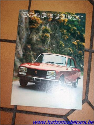 Folder Peugeot 304 1977 beschikbaar voor biedingen
