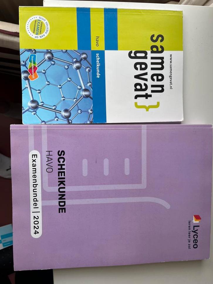 Havo samengevat en examenbundel Scheikunde, Boeken, Schoolboeken, Zo goed als nieuw, Nederlands, HAVO, Ophalen