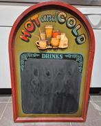 Groot vintage pubbord krijtbord hot and cold, Huis en Inrichting, Ophalen, 2j, 2j.brabant@gmail.com