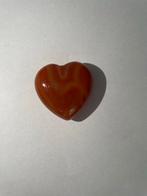 Hartvormige Carneool Knuffelsteen - 3cm, Ophalen of Verzenden, Nieuw