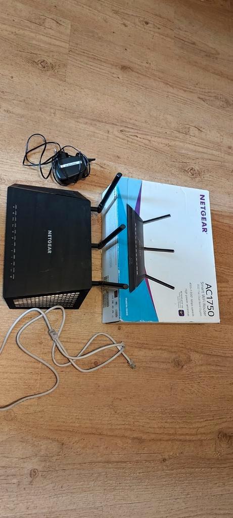Netgear AC1750 Smart WiFi Router – Dual Band, Computers en Software, Routers en Modems, Zo goed als nieuw, Ophalen of Verzenden