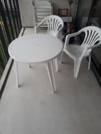 Kunststof tuintafel, Ophalen, Gebruikt, Rond, Kunststof