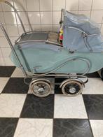 Oude kinderwagen licht blauw Riemersma, Antiek en Kunst, Ophalen of Verzenden