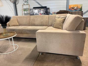 Hoekbank Beige 3 delig beschikbaar voor biedingen