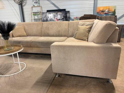 Hoekbank Beige 3 delig, Huis en Inrichting, Banken | Bankstellen, Zo goed als nieuw, Driepersoons, 250 tot 300 cm, 150 cm of meer