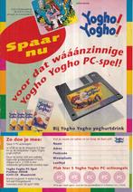 Retro reclame 1995 Campina Yogho-yogho zuivel computerspel, Ophalen of Verzenden