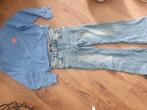 Leuke jeans maat 134 en trui samen 8.50, Ophalen of Verzenden, Zo goed als nieuw, Maat 134