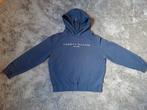 Tommy Hilfiger korte hoodie hoody trui donkerblauw 152, Tommy Hilfiger, Meisje, Trui of Vest, Gebruikt