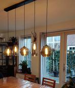 Masterlight Tafellamp met 5 Lampen, Ophalen, 50 tot 75 cm, Zo goed als nieuw, Glas