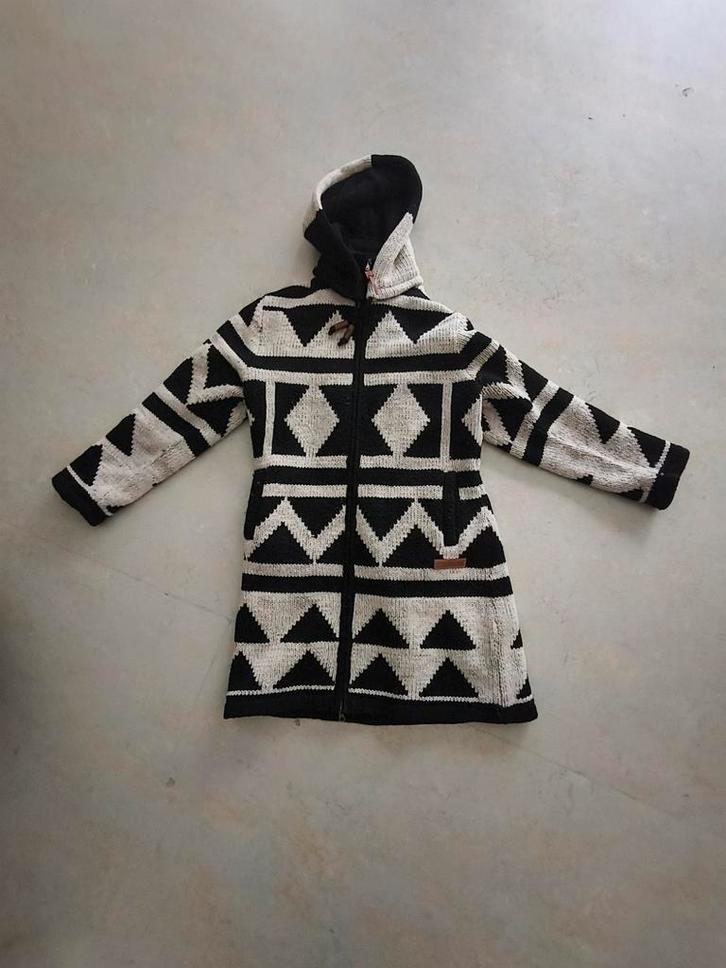 Shakaloha wollen jas XL, Kleding | Dames, Jassen | Winter, Zo goed als nieuw, Maat 46/48 (XL) of groter, Ophalen of Verzenden