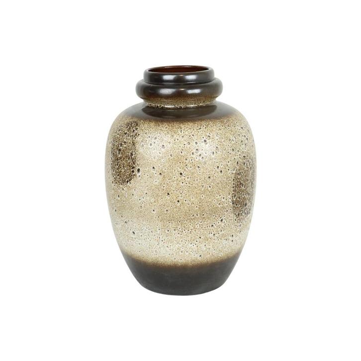 Enorme Fat Lava Vaas XXL West Germany Scheurich Crème 51cm, Antiek en Kunst, Antiek | Vazen, Ophalen of Verzenden