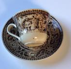 Kop & Schotel TEA DRINKER Petrus Regout & Co Maastricht., Antiek en Kunst, Ophalen of Verzenden