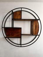 Mango houten wandrek 100cm diameter, Ophalen, Zo goed als nieuw