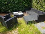 loungeset, Tuin en Terras, Tuinsets en Loungesets, Ophalen, 5 zitplaatsen, Kunststof, Gebruikt