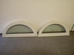 half ronde ramen met HR++ glas, Doe-het-zelf en Verbouw, Glas en Ramen, Ophalen, Gevelraam of Ruit, Gebruikt, Minder dan 80 cm
