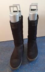 Suede zwarte laarzen, Mirabelle, Hoge laarzen, Zwart, Ophalen of Verzenden