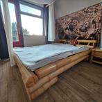 Bohemian bamboo bed - ZGAN, Ophalen, Eenpersoons, Bamboe, Zo goed als nieuw