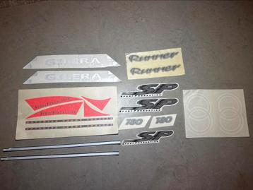 Gilera Runner Stickerset | Fluo Rosso beschikbaar voor biedingen