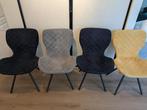 Eetkamerstoelen 4 stuks, Huis en Inrichting, Stoelen, Ophalen, Zo goed als nieuw, Grijs, Vier