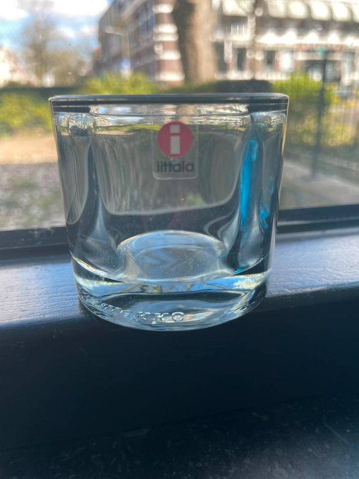 Iittala kivi waxinelichtje lichtgrijs, Huis en Inrichting, Woonaccessoires | Kandelaars en Kaarsen, Zo goed als nieuw, Minder dan 25 cm