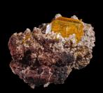 **TOP** WULFENIET OP WILLEMIET uit Mexico., Ophalen of Verzenden, Mineraal