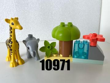 Lego Duplo 10971 - Wilde Dieren van Afrika beschikbaar voor biedingen