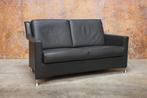 ZGAN grijze leren Leolux Paian design bank zit verstelbaar, Leolux, Design, 150 tot 200 cm, Tweepersoons