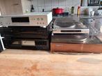 Tuner, cassettedeck, cd speler en 2 platenspelers., Ophalen