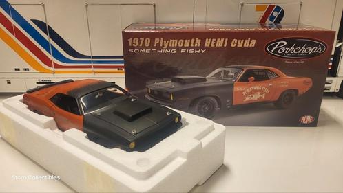 Acme Plymouth Hemi Cuda Porkchops Something Fishy 1of450pcs, Hobby en Vrije tijd, Modelauto's | 1:18, Nieuw, Auto, Overige merken