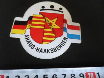 sticker gemeente wapen verbonden AHAUS en HAAKSBERGEN beschikbaar voor biedingen