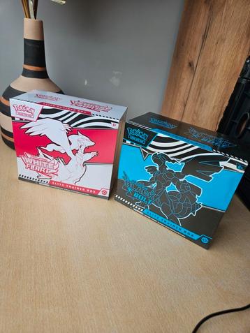 Black Bolt White Flare Pokemon TCG ETB nieuw beschikbaar voor biedingen