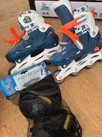 Nijdam Junior Skeelers 38-41 + Beschermset M, Sport en Fitness, Skeelers, Inline skates 4 wielen, Ophalen, Overige merken, Verstelbaar