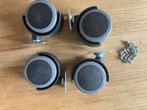 4x zwenkwiel, 50mm diameter, Ophalen of Verzenden, Zo goed als nieuw