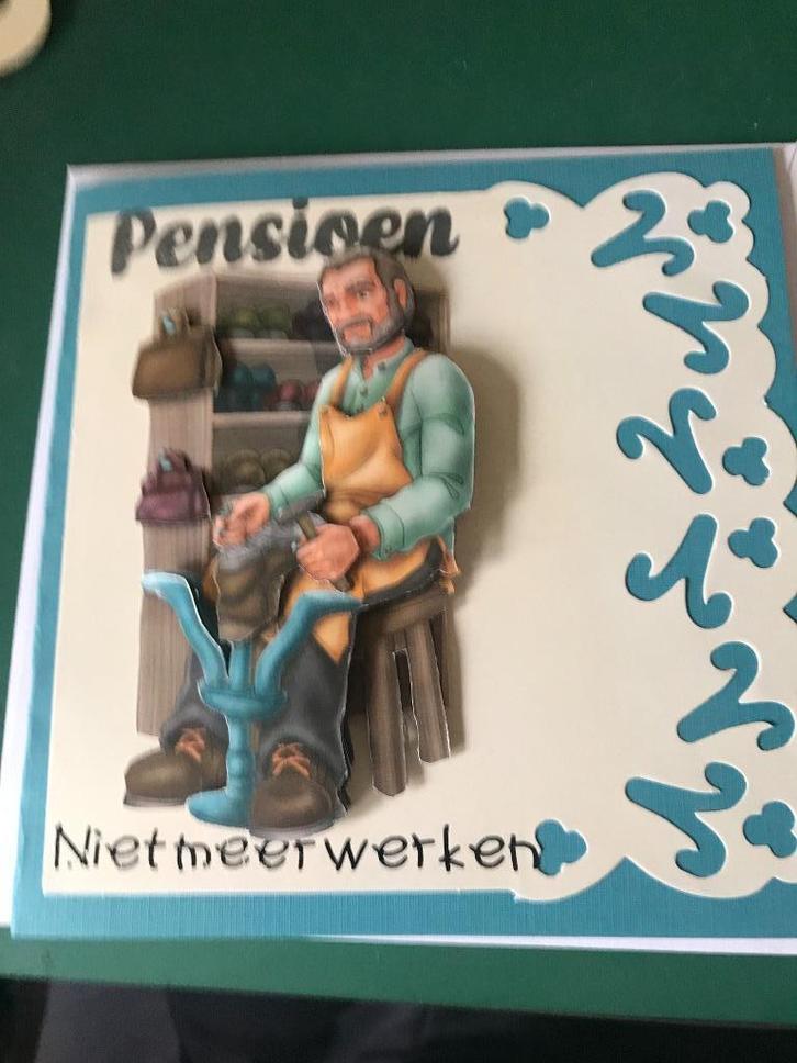 Diverse pensioenkaarten, Hobby en Vrije tijd, Kaarten | Zelfgemaakt, Nieuw, Overige thema's, Ophalen of Verzenden