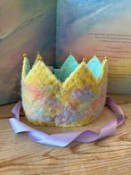 Waldorf vilten verjaardagskroon wol en vilt, Verzenden, Zo goed als nieuw, Figuurtje(s), Wolvilt