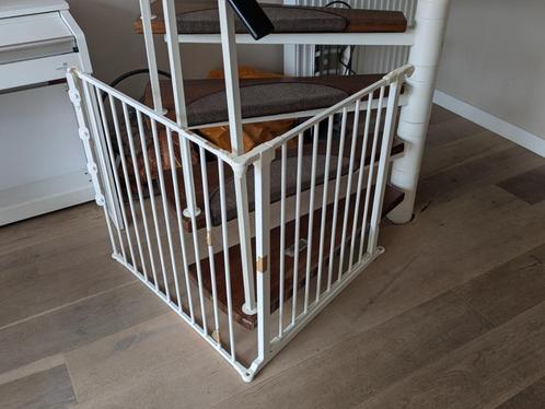 Babydan 2-delig traphek veiligheidshek (2 x 73 cm), Kinderen en Baby's, Traphekjes, Gebruikt, Klemhekje, Metaal of IJzer, 115 cm of meer