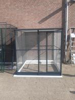 Nieuwe antraciet voliere met morsrand, Ophalen, Nieuw, Aluminium, Volière