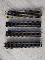 20 stuks Fleischmann losse rechte rails, Hobby en Vrije tijd, Modeltreinen | H0, Gebruikt, Gelijkstroom, Fleischmann, Rails