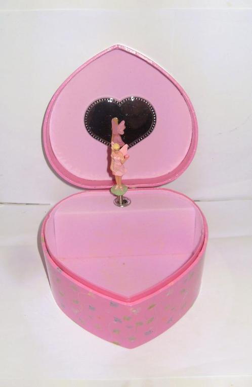 Muziekdoosje Elfje / Muziekdoos roze / hartje, Kinderen en Baby's, Overige Kinderen en Baby's, Ophalen of Verzenden