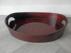 Dienblad, mooi ovaal blad met hoge rand., Ophalen of Verzenden, Zo goed als nieuw, Ovaal, Hout