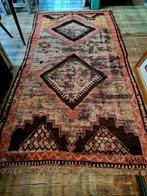 Handgeknoopt retro tapijt vloerkleed kleuren kleed groot, Gebruikt, 100 tot 150 cm, 150 tot 200 cm, Rood