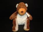 HAPPY HORSE BEER BEAR BOBBY NR2 VELOURS BRUIN MET PLUCHE WIT, Ophalen of Verzenden, Nieuw, Beer