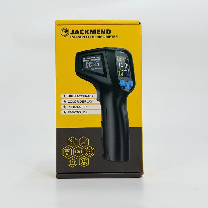 Jackmend Thermometer - Digitale Warmtemeter, Doe-het-zelf en Verbouw, Meetapparatuur, Zo goed als nieuw