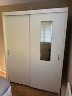 Kledingkast met schuifdeuren, Ophalen, Gebruikt, 150 tot 200 cm, Met hangruimte