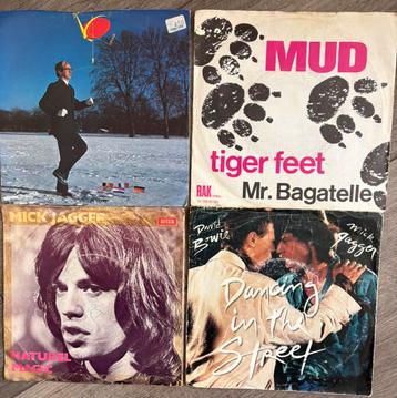 PARTY POP/ROCK VINYL SINGLES ( plm 90 stuks ) beschikbaar voor biedingen