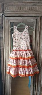 Originele Flamenco jurk uit Andalusië maat 128, Kinderen en Baby's, Meisje, Ophalen of Verzenden, Zo goed als nieuw, Jurk of Rok