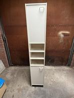Witte opbergkast, Huis en Inrichting, Ophalen, Overige materialen, Minder dan 50 cm, Leen Bakker, laat twintigste eeuw.