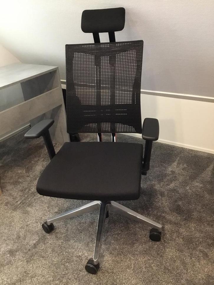 Nowy Styl Net Motion bureaustoel, Huis en Inrichting, Bureaustoelen, Zo goed als nieuw, Bureaustoel, Zwart, Ergonomisch, Ophalen