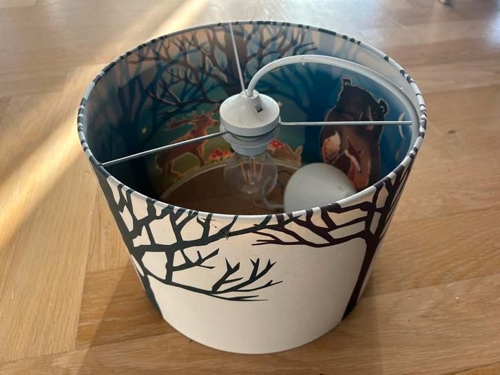 Leuke wonderhanglamp bos voor Kinderkamer, Huis en Inrichting, Lampen | Lampenkappen, Zo goed als nieuw, Minder dan 25 cm, Rond